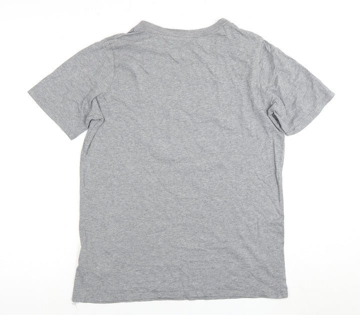Nike Boys Grey Graphic Print T-Shirt XL Athletic Cut