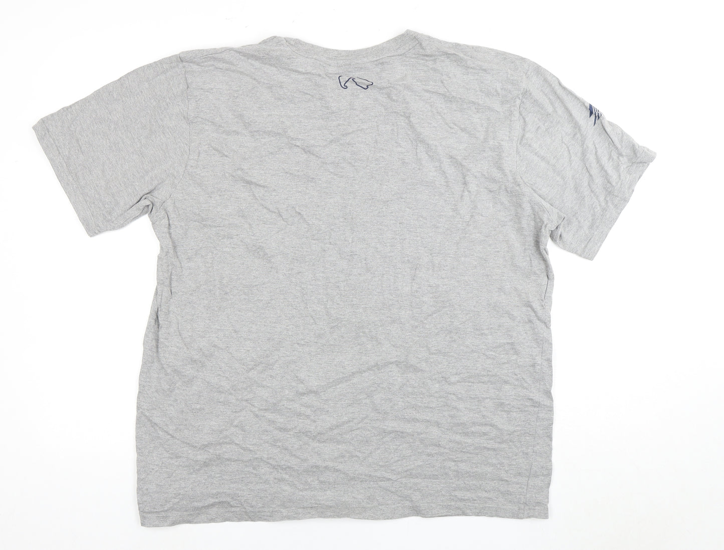 Silverstone Men's Grey 2XL Graphic T-Shirt