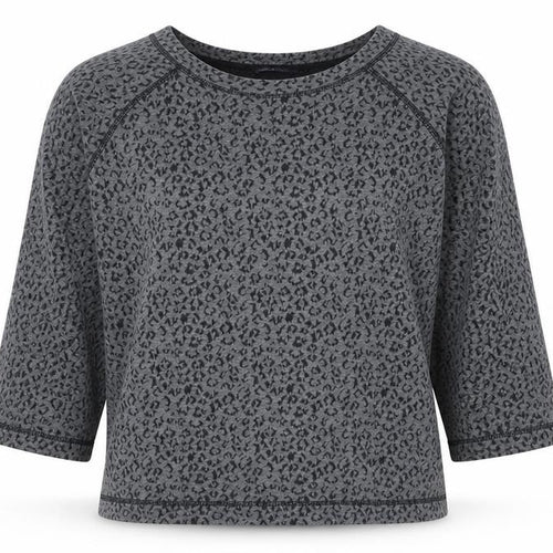 Marks and Spencer Grey Animal Print Women's T-Shirt Size 14