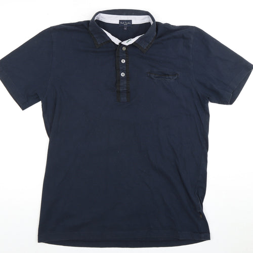Paul Smith Men's Blue Polo Shirt Size M