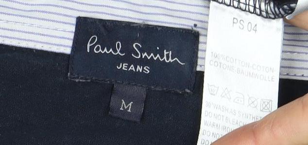 Paul Smith Men's Blue Polo Shirt Size M