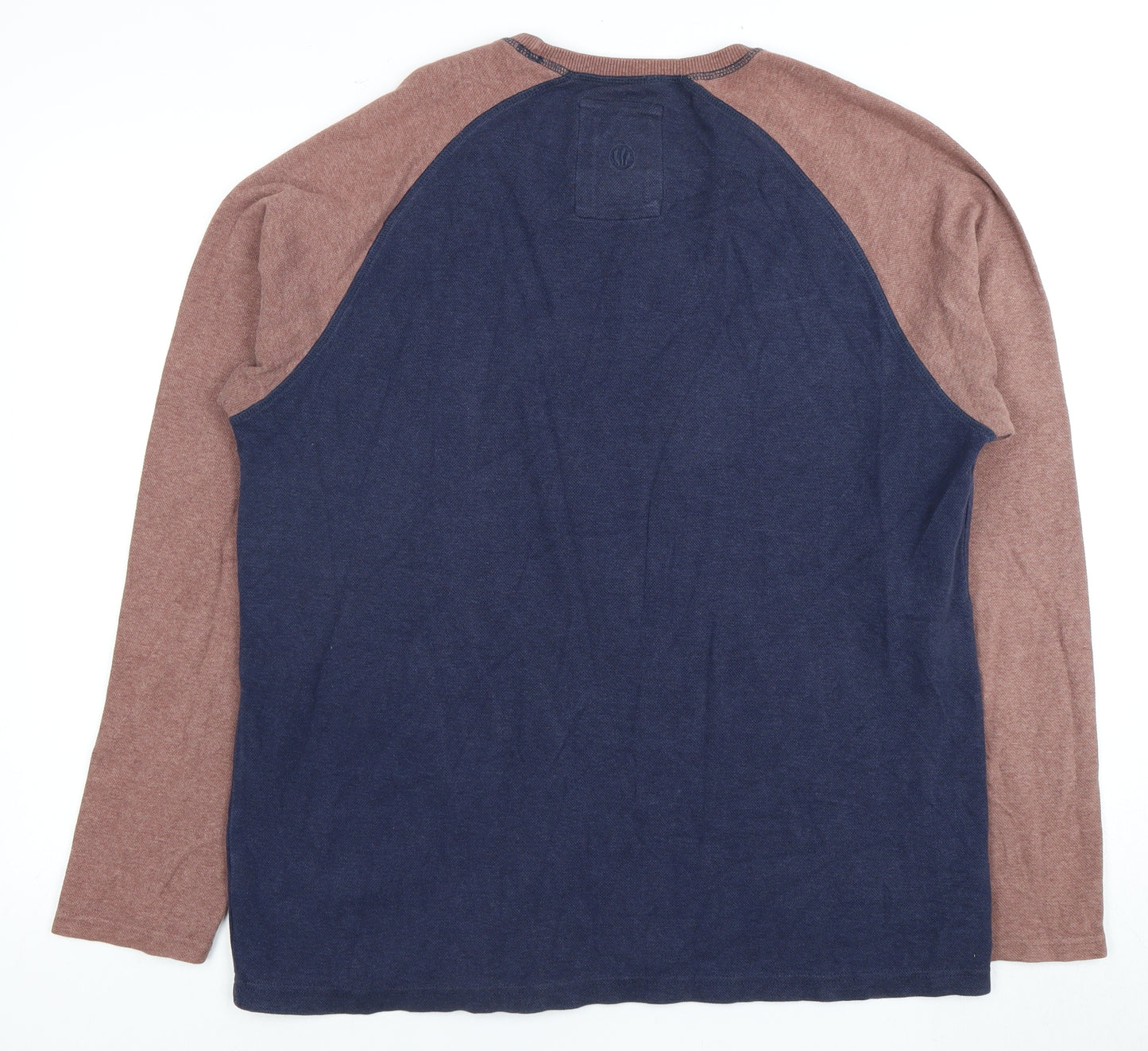 Fat Face Men's Blue Pullover Jumper, Long Sleeve