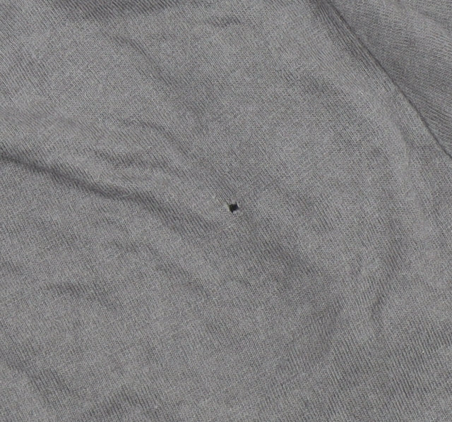 Gap Women's Grey Short Sleeve Scoop Neck T-Shirt, S