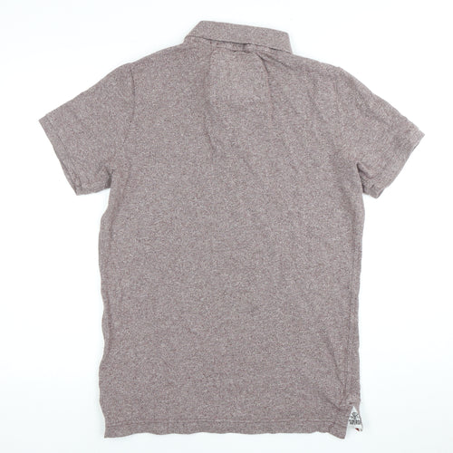 Superdry Men's Brown Polo Shirt L