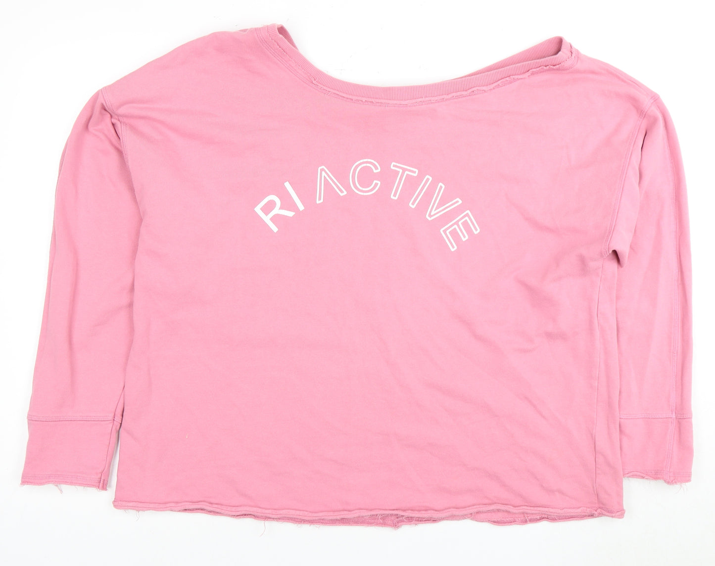 River Island Pink Women's Pullover Sweatshirt Size 8