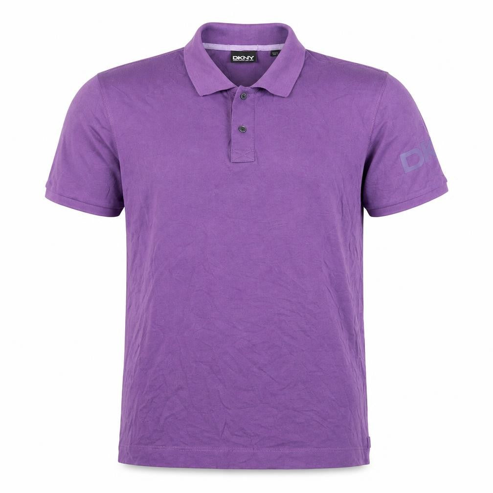 DKNY Men's Purple XL Polo Shirt - Stylish & Comfortable