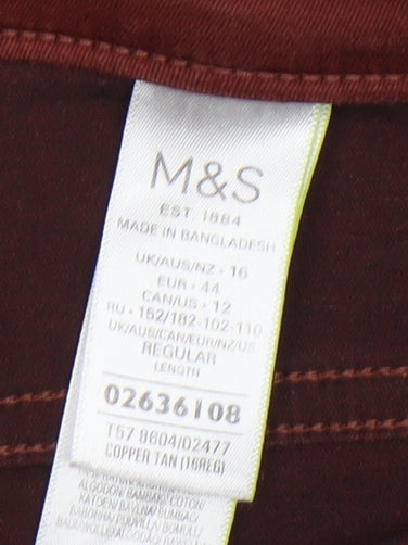 Marks and Spencer Women's Brown Jegging Size 16