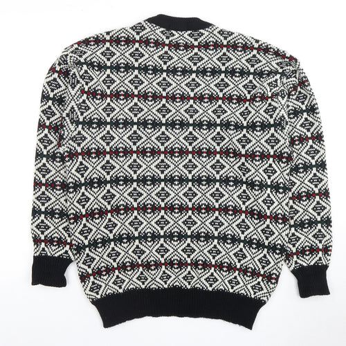 St Michael Men’s Black Medium Pullover Jumper