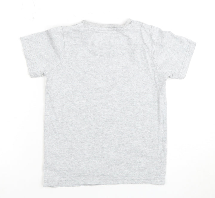 Marks and Spencer Boys Grey Spider-Man T-Shirt 6-7Yrs