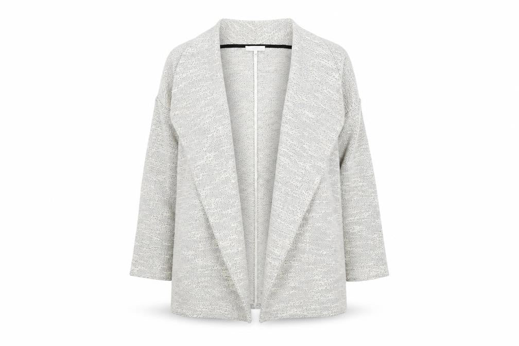 Front view of RJR.John Rocha Women's Ivory Cardigan, size 12