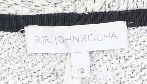 RJR John Rocha Women's Ivory Cardigan Size 12