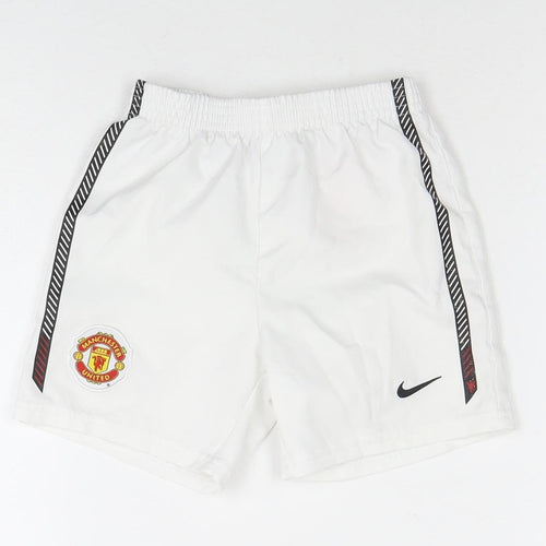 Nike Unisex Baby White Sports Shorts 12-18 Months