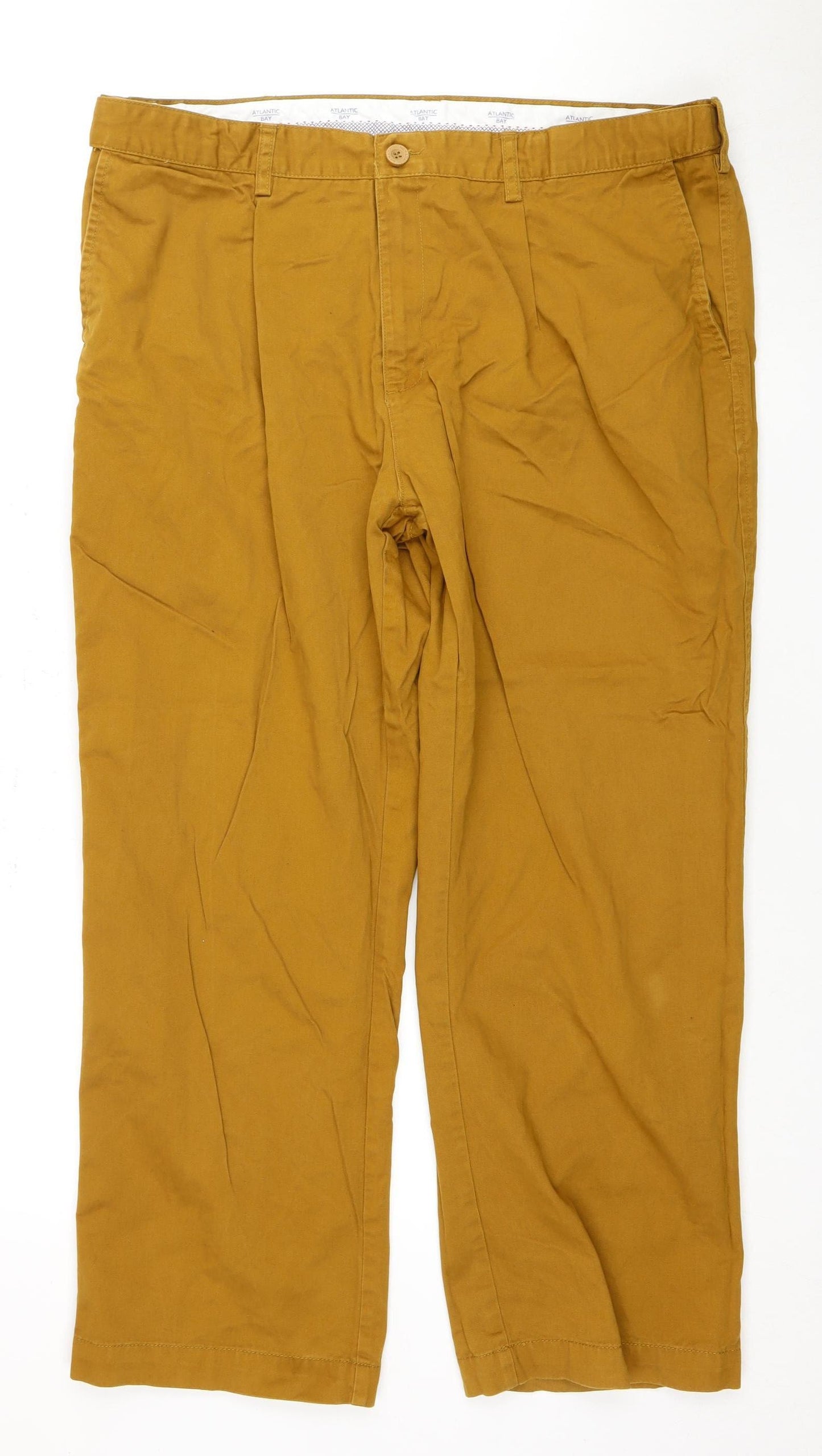 Atlantic Bay Men's Brown Chino Trousers, 40 Regular