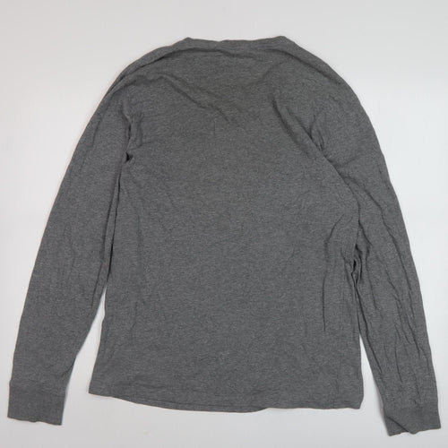 Penfield Men's Grey Graphic Print Long Sleeve T-Shirt