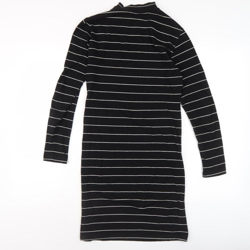Jacqueline de Yong Women’s Black Striped Shift Dress S