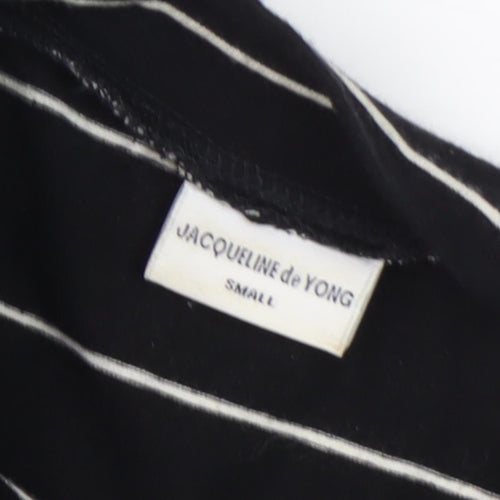 Jacqueline de Yong Women’s Black Striped Shift Dress S