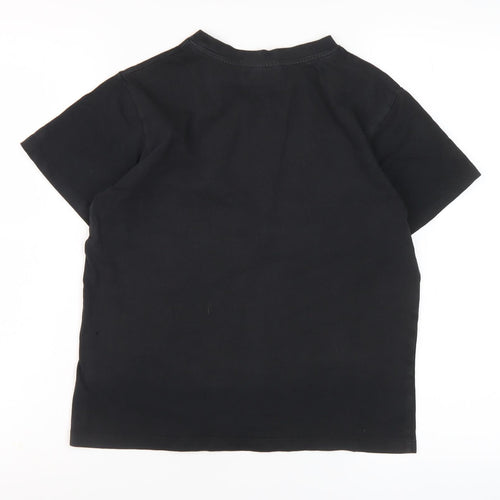 Duffs Teen Black Basic T-Shirt Size 11-12 YRS