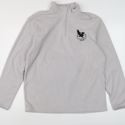 Atlas For Men Grey Logo Sweatshirt Medium Men's