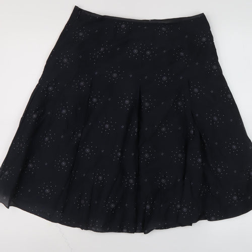 Banana Republic Women's Black A-Line Skirt Size 4