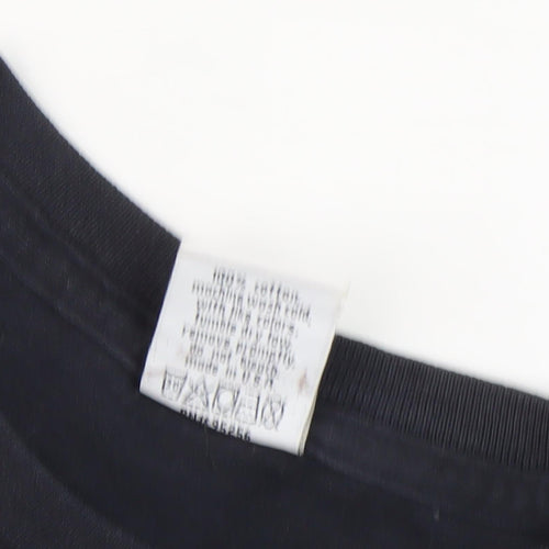 Calvin Klein Black T-Shirt, Unisex, Size L