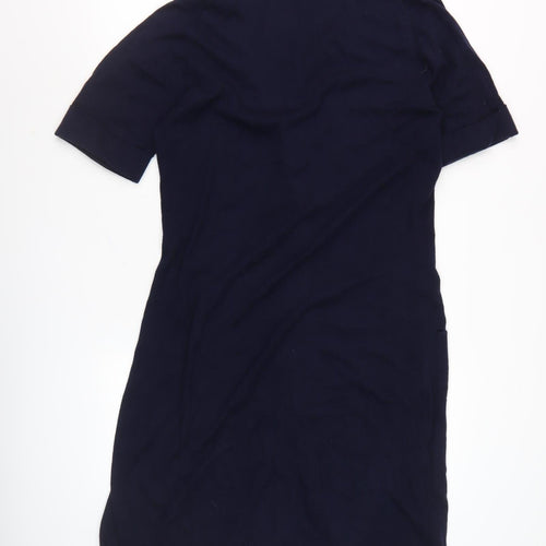 PURE Collection Women's Black Shirt Dress Size 14