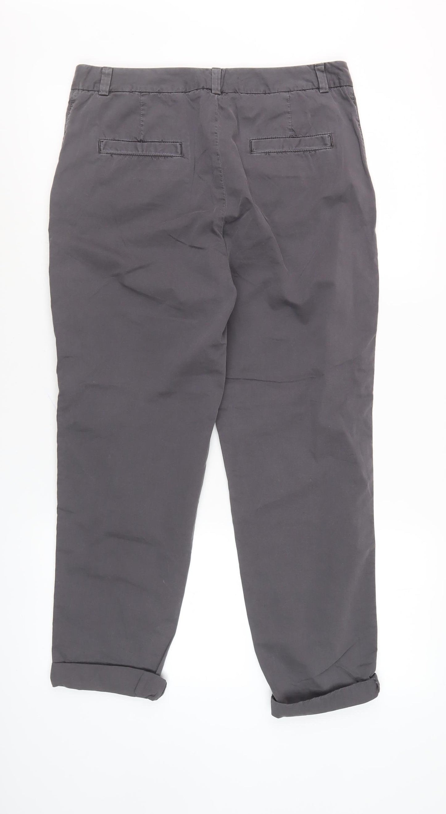 Marks and Spencer Women's Grey Size 10 Chino Trousers