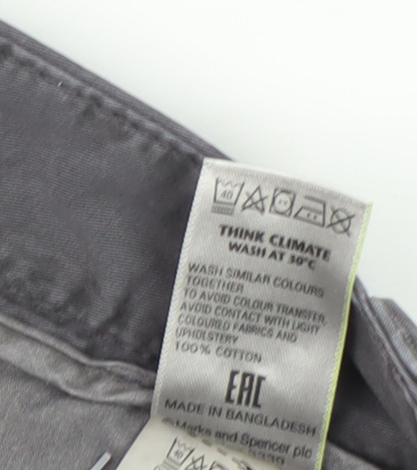 Marks and Spencer Women's Grey Size 10 Chino Trousers
