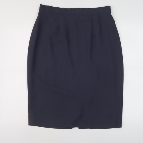 Rosan Women's Black Midi Pencil Skirt Size 16