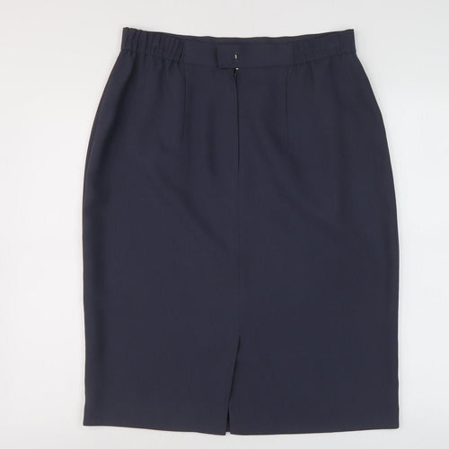 Rosan Women's Black Midi Pencil Skirt Size 16