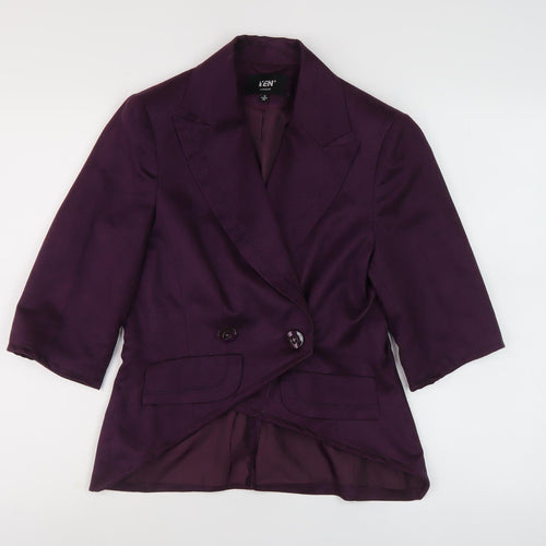 Yen London Women's Purple Blazer Size 8 Business Casual