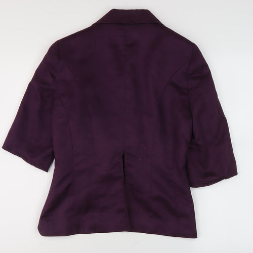 Yen London Women's Purple Blazer Size 8 Business Casual