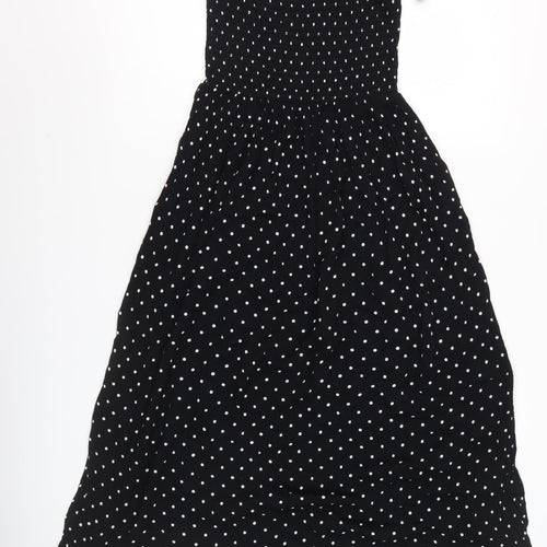 Next Women's Black Polka Dot Dress Size 6