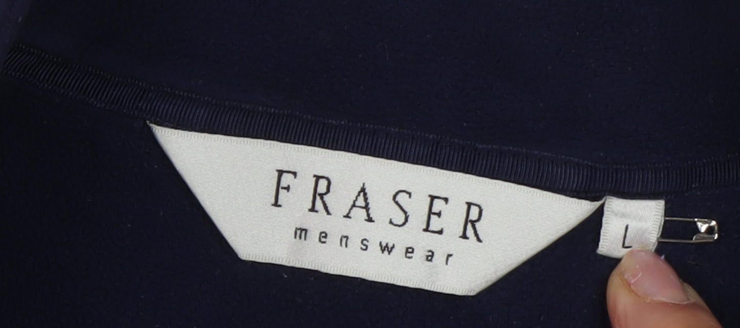 Fraser Men's Black Pullover Sweatshirt Size L