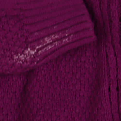 Tommy Hilfiger Women's Purple Knit Pullover Jumper, Size S