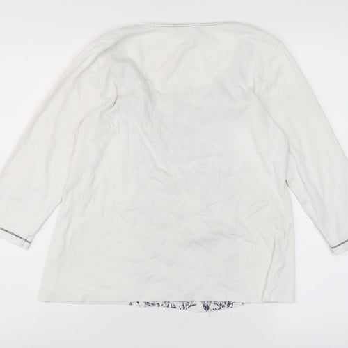 Soon Women's Ivory Floral Top Size 14
