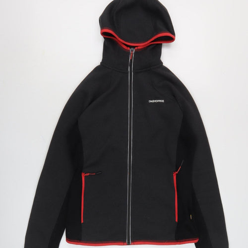 Craghoppers Women's Black Full Zip Hoodie Size 10