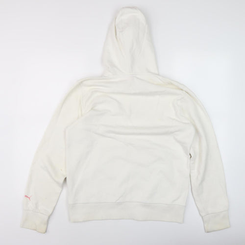 Puma Women's White Pullover Hoodie Size 16 Casual