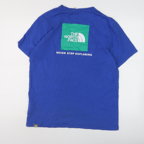 The North Face Men's Blue Logo T-Shirt L