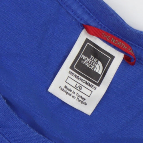 The North Face Men's Blue Logo T-Shirt L