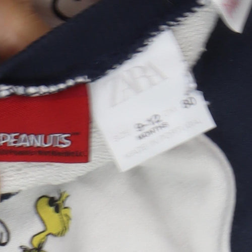 Zara Unisex Baby Peanuts Long Sleeve T-Shirt 9-12 Months
