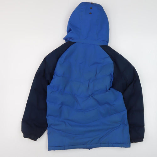 Trespass Boys Blue Puffer Jacket Waterproof 9-10 Years
