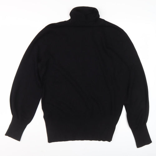 Oasis Women's Black Roll Neck Pullover Jumper L