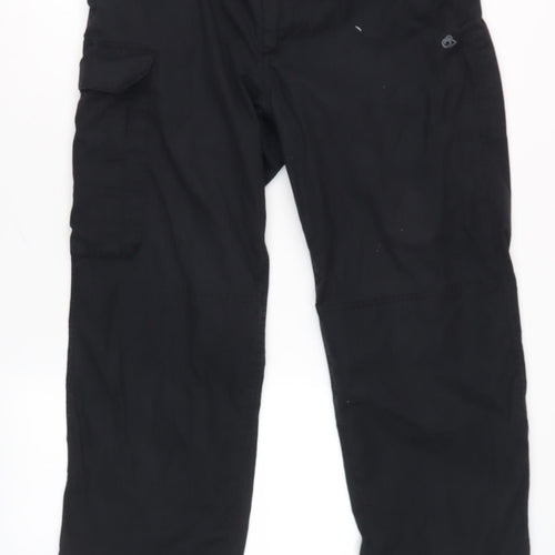 Craghoppers Unisex Black Cargo Trousers S Belted