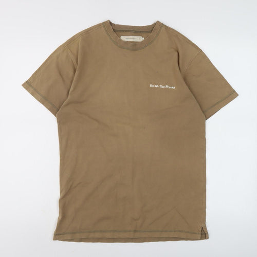 Rocha John Rocha Men’s Brown Cotton T-Shirt S