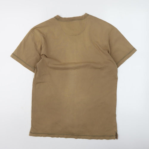 Rocha John Rocha Men’s Brown Cotton T-Shirt S
