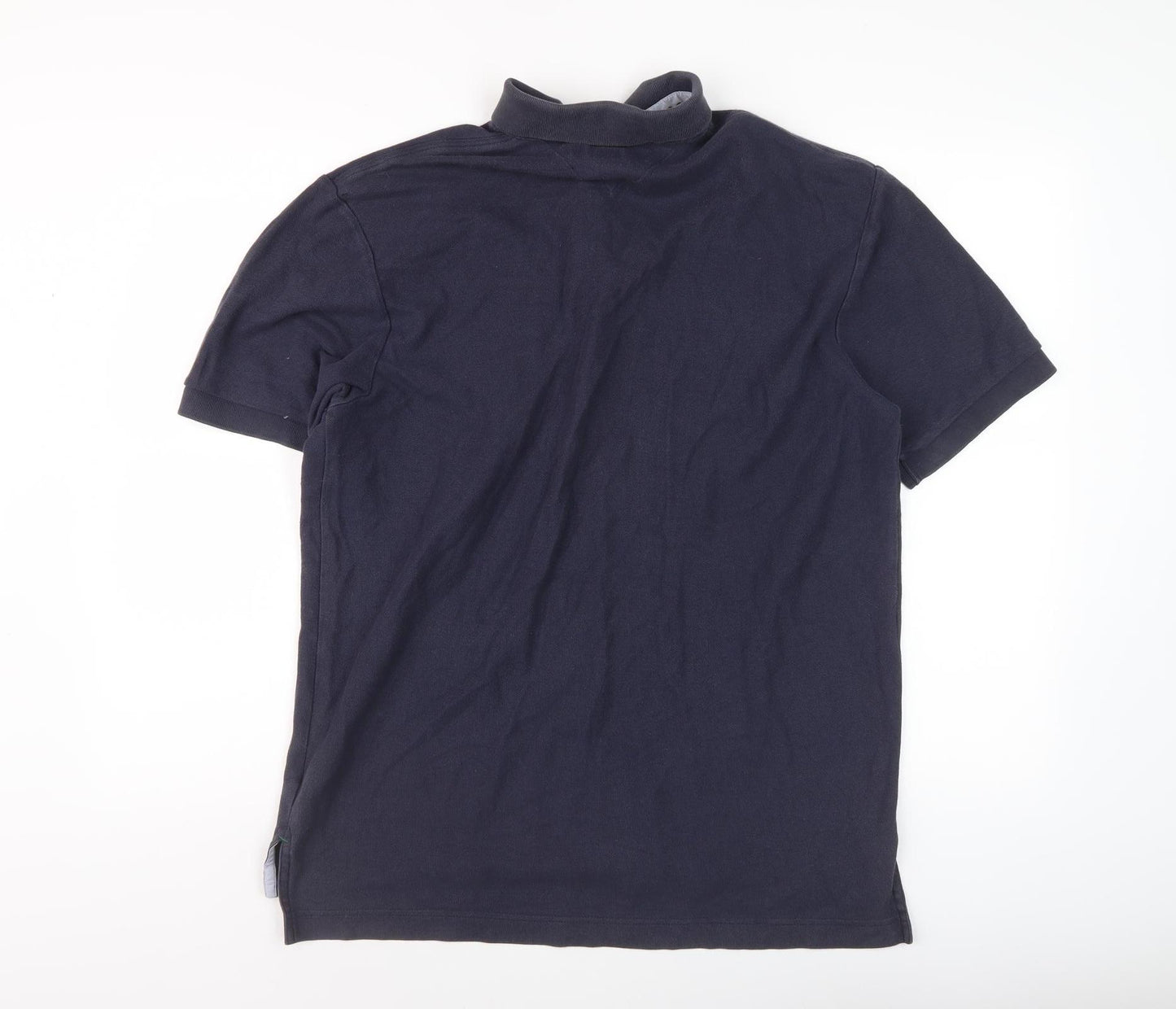 Tommy Hilfiger Men's Blue Polo Shirt, Size M, Casual Style