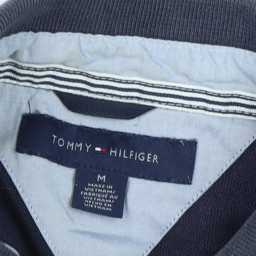 Tommy Hilfiger Men's Blue Polo Shirt, Size M, Casual Style