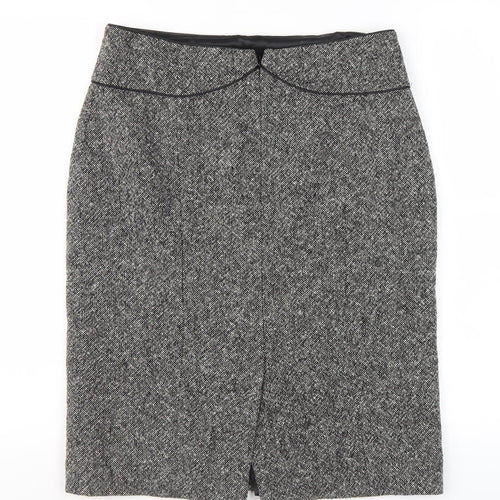 Hobbs Women's Grey Tweed Pencil Skirt, Size 10
