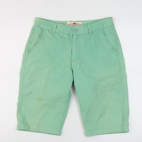 KOCMOC Men's Green Chino Shorts Size 30 Casual Style