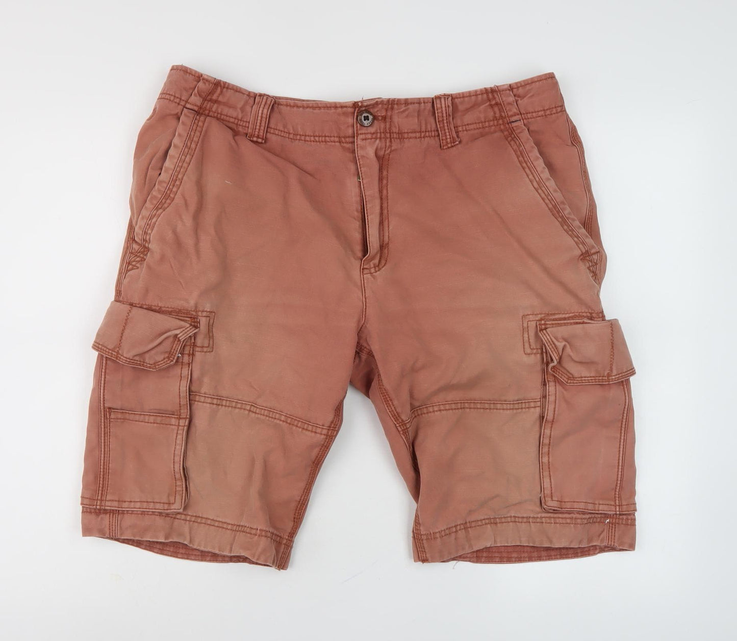Fat Face Men's Brown Cargo Shorts Size 36 Casual Style